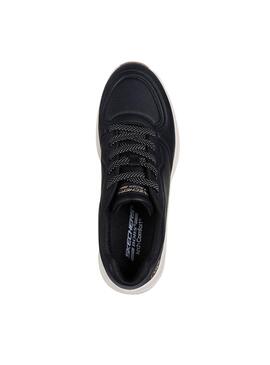 Skechers Arch Bobs Sneaker in Schwarz für Damen.