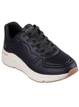 Skechers Arch Bobs Sneaker in Schwarz für Damen.
