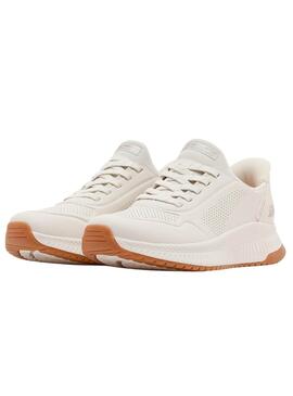 Turnschuhe Skechers Bobs Squad 4 weiß für Damen
