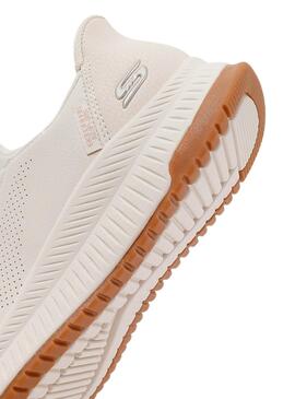 Turnschuhe Skechers Bobs Squad 4 weiß für Damen