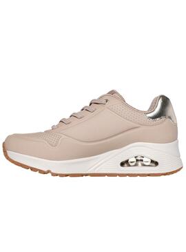 Skechers Uno Shimmer rosa Damenschuhe.