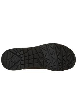 Skechers Uno schwarze Turnschuhe für Damen