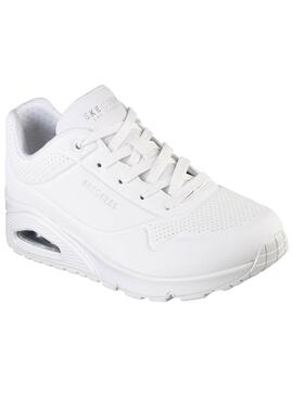 Sneakers Skechers Uno weiß für Damen