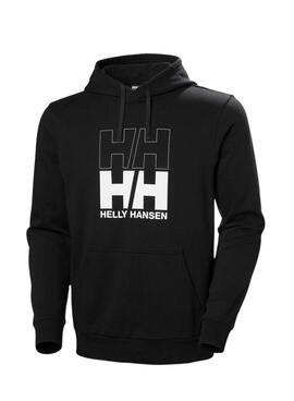 Sweatshirt Helly Hansen schwarzes Logo für Herren