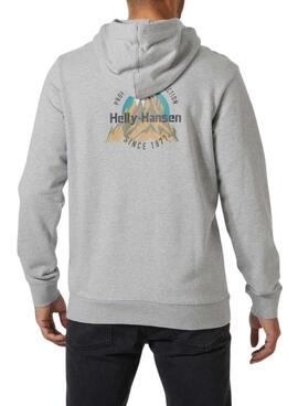 Sweatshirt Helly Hansen Core Graphic Grau für Herren