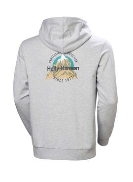 Sweatshirt Helly Hansen Core Graphic Grau für Herren