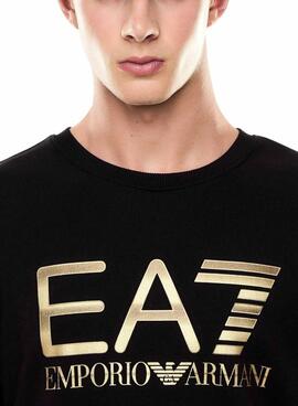 Sweatshirt Emporio Armani EA7 Schwarz für Herren.
