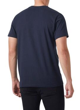 T-Shirt Helly Hansen Box navy blue für Herren