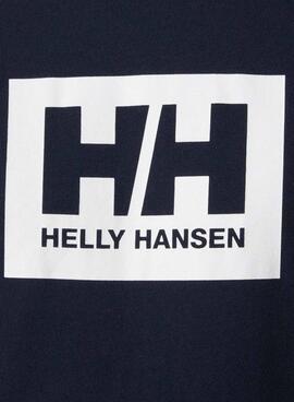 T-Shirt Helly Hansen Box navy blue für Herren