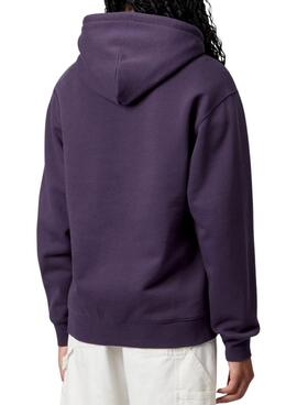 Kapuzenpullover Carhartt in Violett für Damen