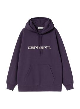 Kapuzenpullover Carhartt in Violett für Damen