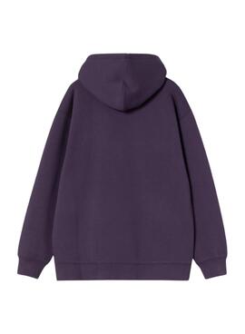 Kapuzenpullover Carhartt in Violett für Damen