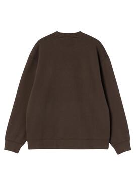 Sweatshirt Carhartt Script braun für Damen.