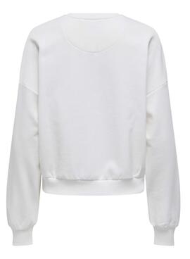 Sweatshirt Only Tammie weiß für Damen