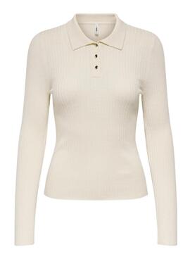Pullover Only Mila  in Beige für Damen.