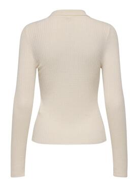 Pullover Only Mila  in Beige für Damen.