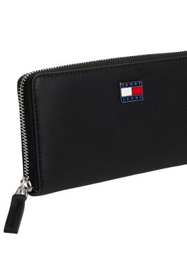 Brieftasche Tommy Jeans Cool Schwarz für Damen