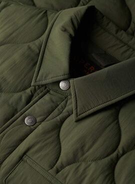 Superdry Surplus Hemdjacke in Grün für Herren