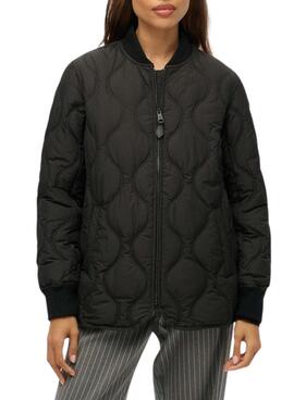 Daunenjacke Superdry gesteppt schwarz für Damen