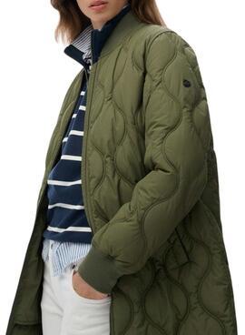 Parka Superdry Steppmantel in Grün für Damen