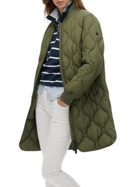 Parka Superdry Steppmantel in Grün für Damen
