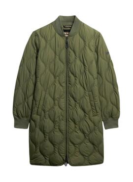 Parka Superdry Steppmantel in Grün für Damen