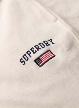 Jogger Superdry Athletic beige für Damen