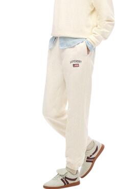 Jogger Superdry Athletic beige für Damen