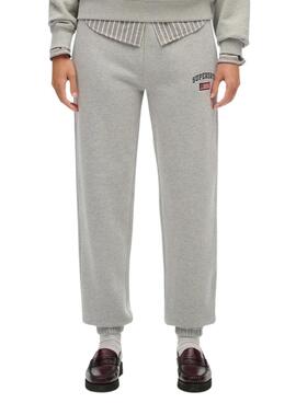Jogger Superdry Athletic grau für Damen