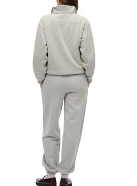 Jogger Superdry Athletic grau für Damen
