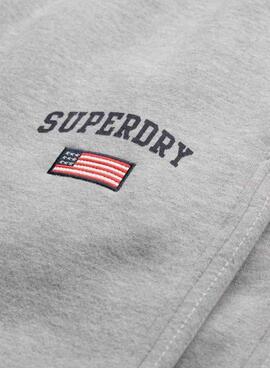 Jogger Superdry Athletic grau für Damen