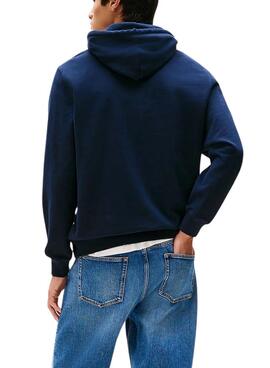 Tommy Jeans Hoodie DNA blau für Herren.