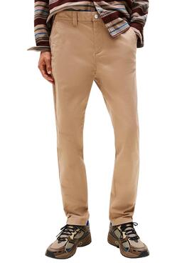Hose Tommy Jeans Austin in Kamel für Herren