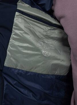 Gepolsterter Mantel El Ganso in Marineblau für Herren
