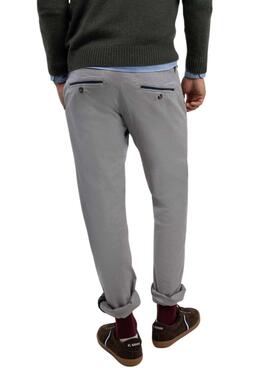 Chino Hose El Ganso grau slim fit für Herren