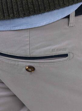 Chino Hose El Ganso grau slim fit für Herren