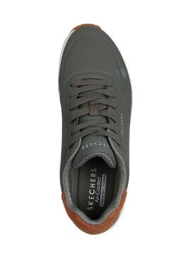 Skechers Sketchers Uno in Grün für Herren.