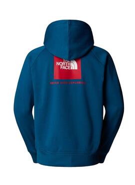 Sudadera The North Face Raglan Box mit Kapuze in Kamel für Herren.
