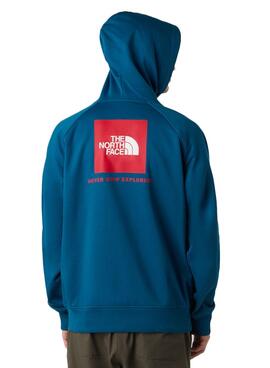 Sudadera The North Face Raglan Box mit Kapuze in Kamel für Herren.