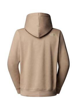 Sweatshirt The North Face Drew Peak mit Kapuze in Kamel für Herren