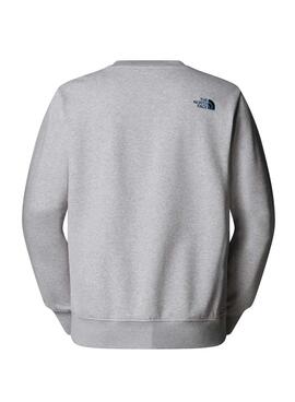 Sudadera The North Face Drew Peak Regular grau für Herren.