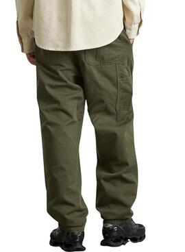 Hose Carhartt Flint grün Garment-Dyed für Herren
