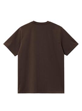 T-shirt Carhartt Chase in Braun für Herren