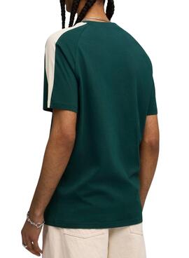 Grünes Puma T7 T-shirt für Herren.