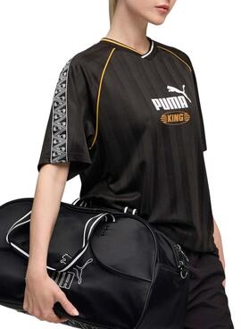 T-Shirt Puma King Football schwarz für Damen.
