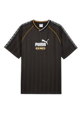 T-Shirt Puma King Football schwarz für Damen.