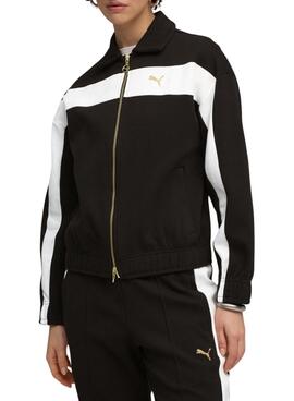 Sportjacke Puma T7 Relaxed Schwarz für Damen