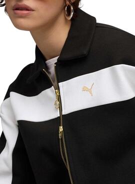 Sportjacke Puma T7 Relaxed Schwarz für Damen