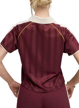 T-shirt Puma T7 Football Granatrot für Damen.