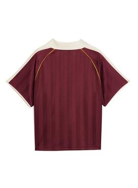 T-shirt Puma T7 Football Granatrot für Damen.